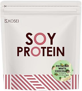 光生 ソイプロテイン 1kg スプーン付 1袋 ソイ プロテイン 女性向け 美容 食はこ 完全栄養食 soy protein（カフェラテ チョコレート ミルクティー キャラメル さくらストロベリー マンゴーラッシー パインバナナ ピスタチオホワイトチョコ） (1kg, ピスタチオホワイトチョコレート風味)
