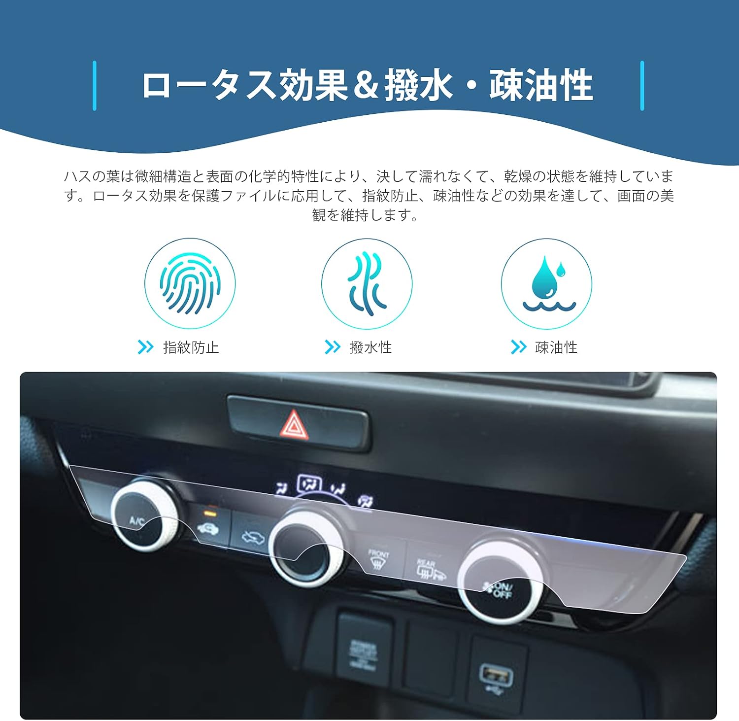[GAFAT] Honda Fit 4-го поколения GR1/GR2/GR3/GR4/GR5/GR6/GR7/GR8, Модель 2020 года выпуска -Экран кондиционера, Центральная панель кондиционера, фото 3