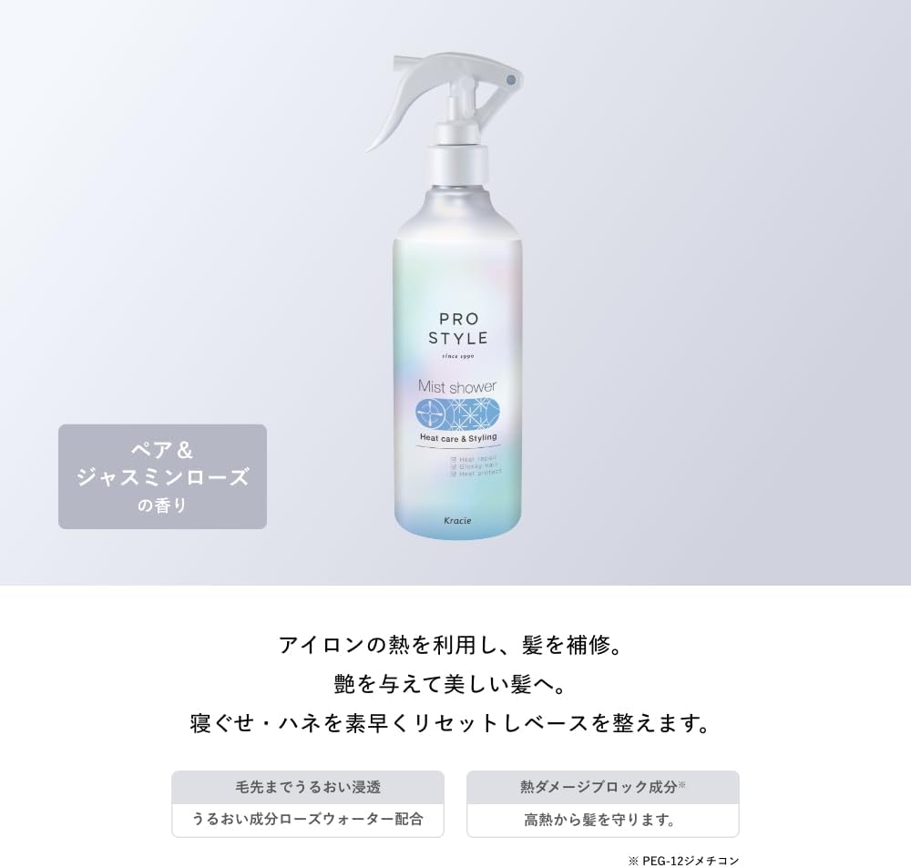 Prostyle Heat Care & Styling Mist Shower 280 мл | Вода для волос Hair Mist Уход за волосами от повреждения утюжком, фото 6