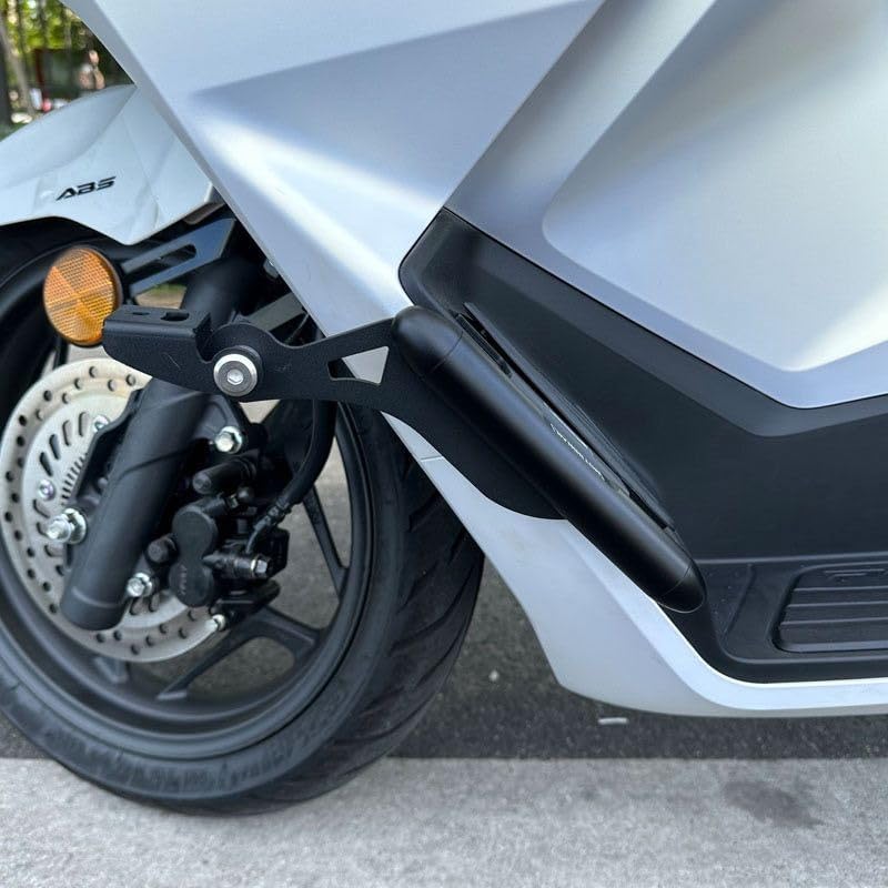 Применимый PCX125 PCX160 2021 2022 2023 2024 2025 Специальная защита двигателя, защита переднего бампера, Защита противотуманных фар, защитная планка бампера с кронштейном, Специальные детали, Защита от падения, Универсальная одежда для пригородных поездок, PCX160 2025 PCX125 PCX160 С 2021 по 2025 год, эксклюзивный дизайн модели, фото 3