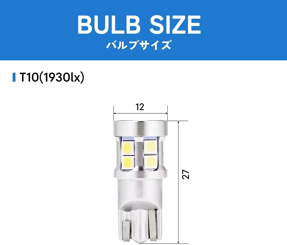 HIDYA T10 1930lx (Люкс) светодиодный габаритный фонарь с подсветкой номера, лампа для помещения, нижняя лампа для двери, лампа для багажника, взрывная лампа, белый 6500k, 2 шт., легковой автомобиль, фото 9