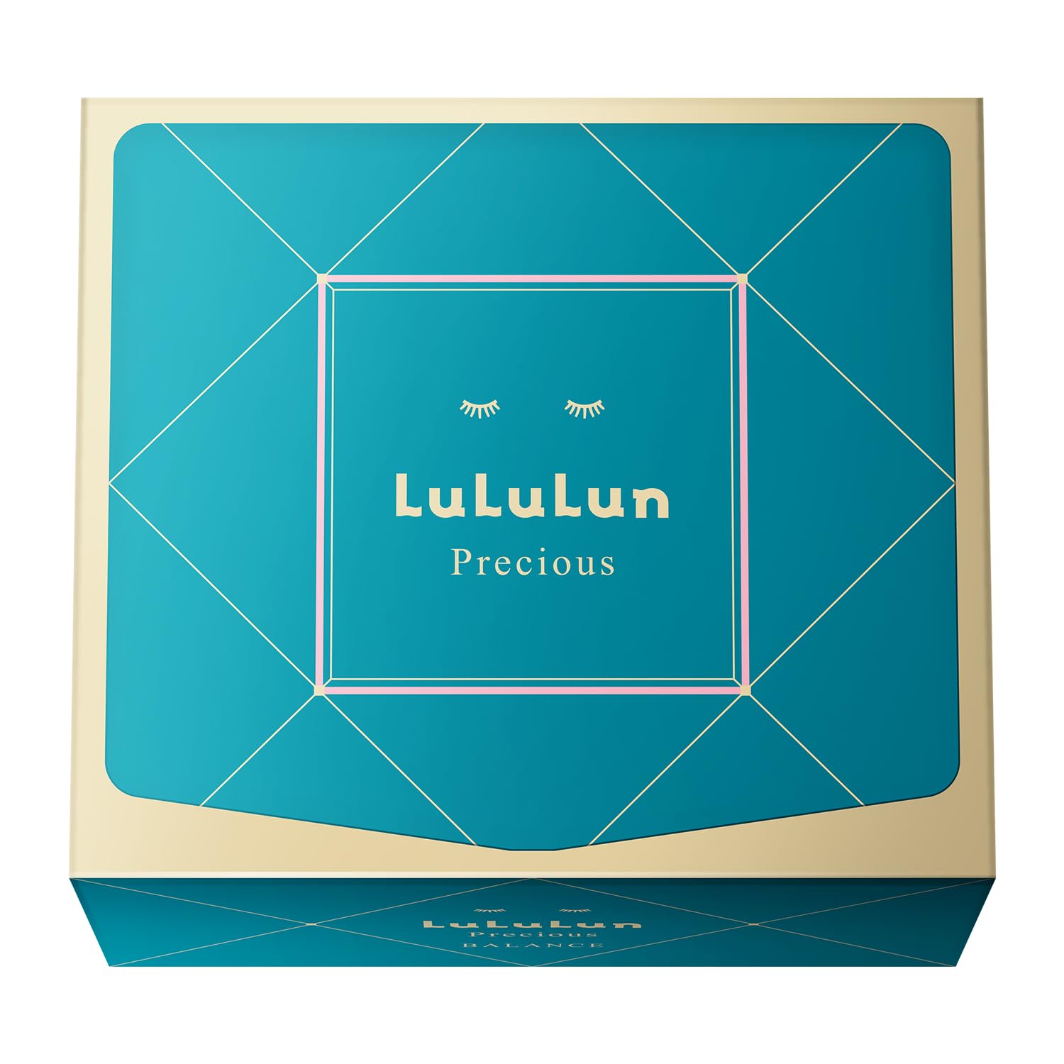 LuLuLun Precious Green Glow Up, Pack of 32, Face Pack, Sheet Mask, Large Capacity