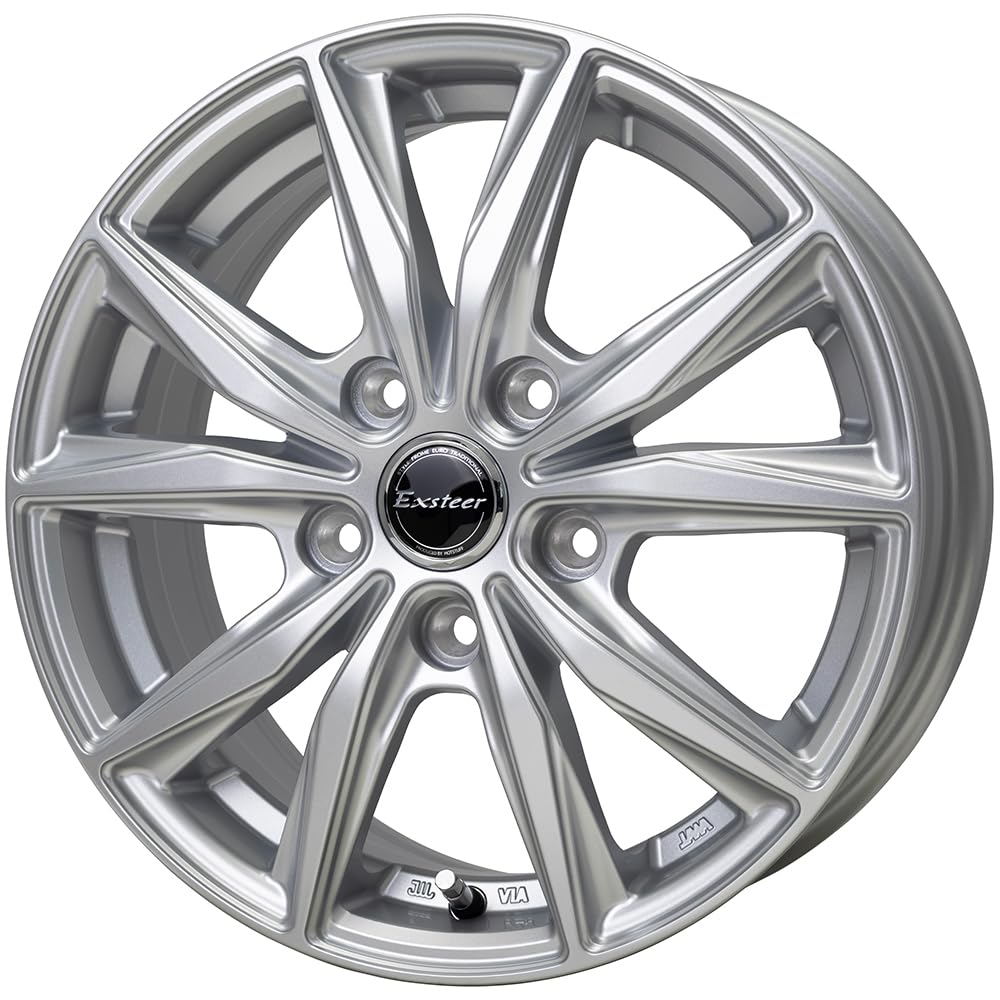 Aluminum Wheels 15" Set of 4 15x6J +43 100 5 Holes Hot Stuff Ecsta-ST Silver
