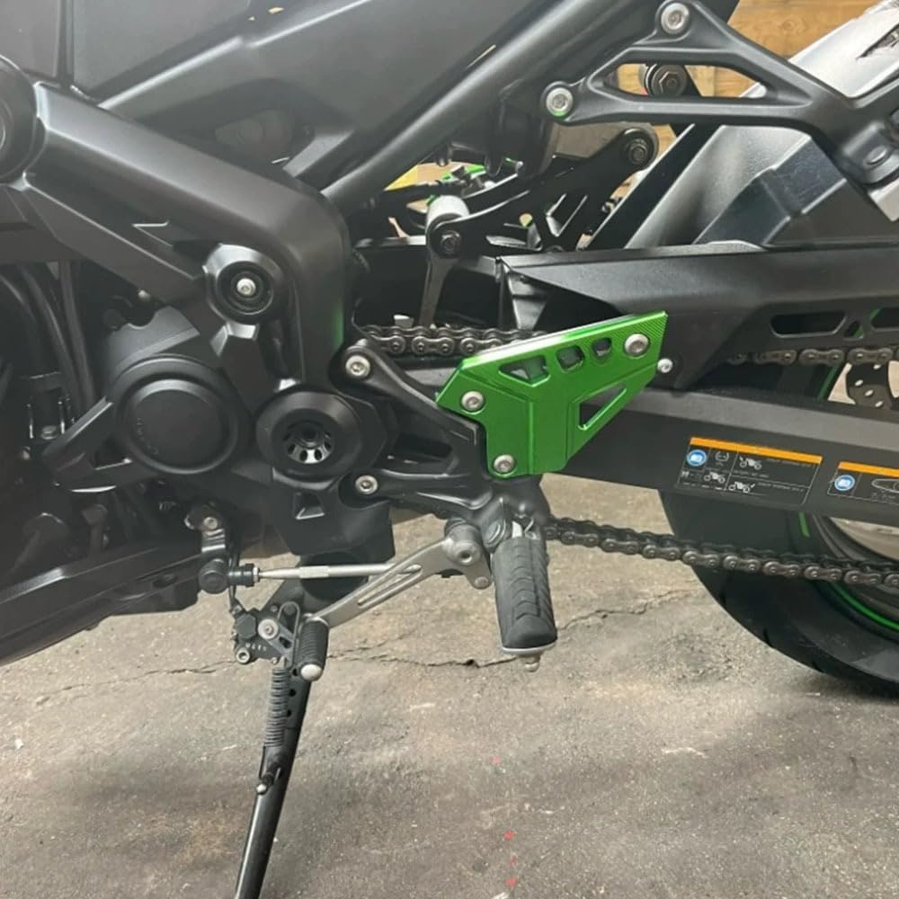 ДЛЯ Z900 Z900 2024 2023 2022-2017 Аксессуары Защита для пятки Защита для задней ножки Защитная панель боковой крышки Защитная рамка для пяточной пластины Крышка слайдера (зеленая) [Параллельный импорт], фото 5