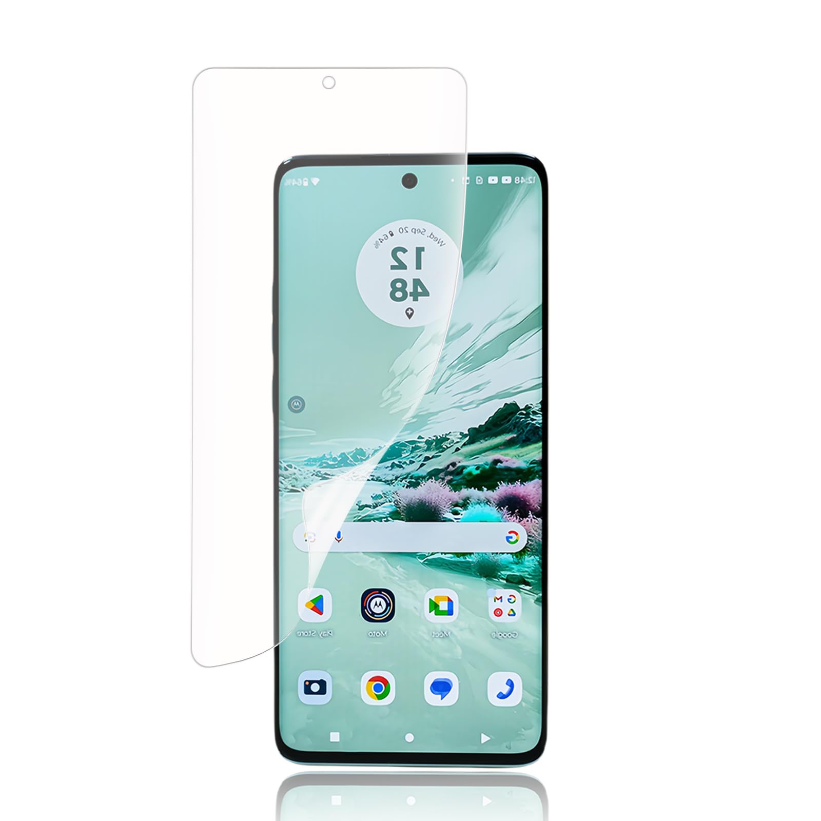 【Anti-Glare & Fingerprint Recognition Compatible】Motorola EDGE 40 NEO Film【TPU Material, 1-Piece Set】Auto Repair/Smooth Touch/Ultra-thin Design/High Transparency/Impact Resistant/Anti-Reflection 9MJ-XYJ-J558