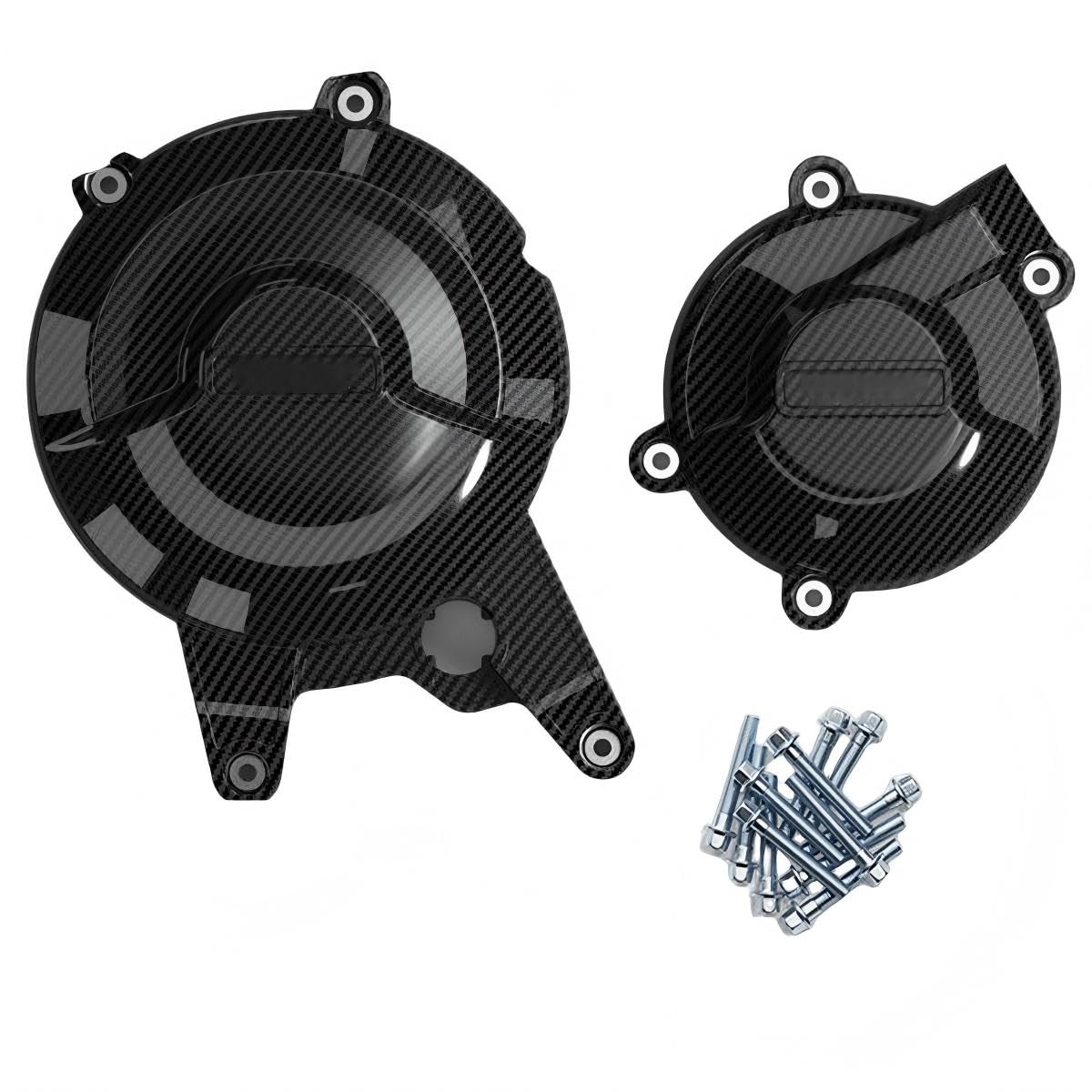 FIRECARP エンジンスライダー エンジンカバー エンジンガード for VITPILEN/SVARTPILEN 701 2018-2020年 701 SUPERMOTO 2015-2023年 701 ENDURO 2016-2020年モデル対応 (カーボン調) [並行輸入品]