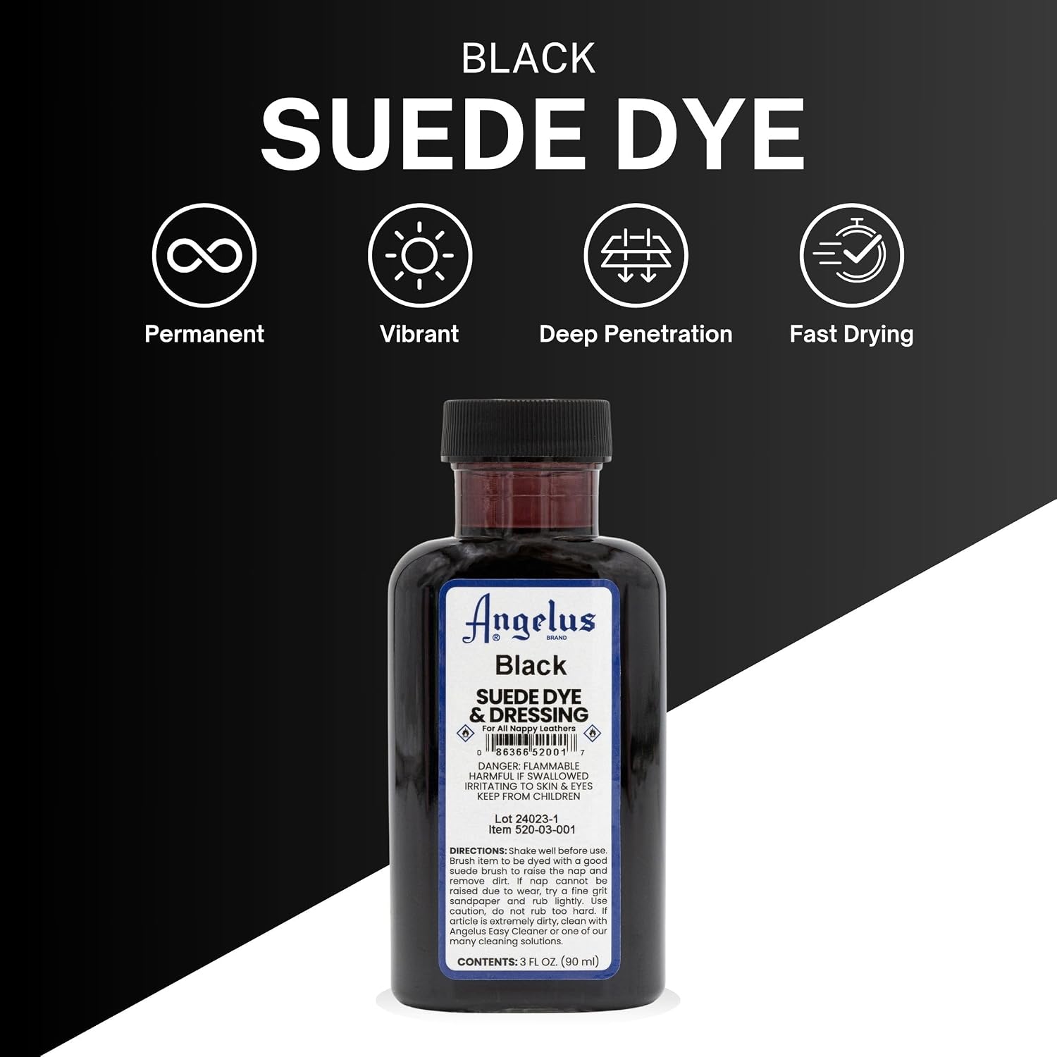 Angelus Suede die черный, 90 мл [Обычное отечественное изделие], фото 2