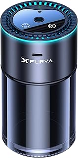 【2026新登場・180mL で 16 ヶ月持続】FLIRVA 車 アロマディフューザー 超音波霧化 静音 穴詰まりなし 粒子細かく 液溜まり防止【 8色雰囲気ライト 持続モード特許 自動ON/OFF 内蔵バッテリー コードレス アルミ合金】ホワイトムスクの香り フランス産天然香料 F26 Plus 車 芳香剤 車 消臭
