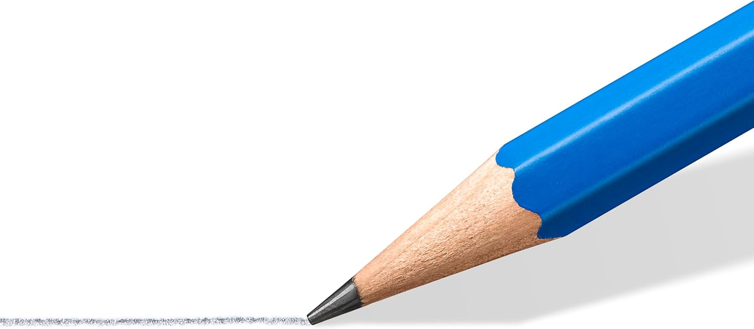 Карандаш Staedtler, 8B, 7B, 6B, 4B, 2B, HB, Mars, Люмограф, Для письма, рисования, Набор твердости 6, 100 G6, Набор твердости 6, фото 5