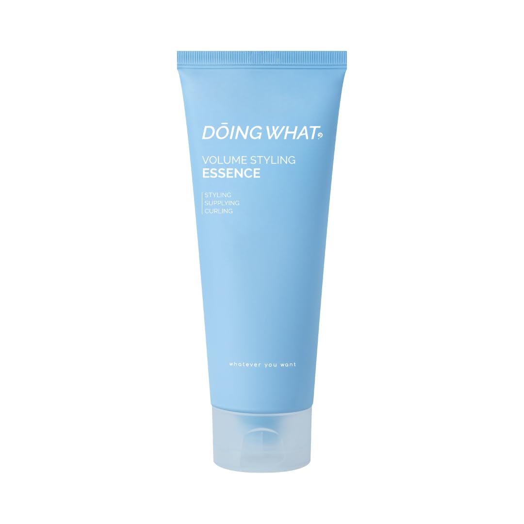 DOINGWHAT Volume Styling Essence, Lightweight Hair Lotion for Natural Volume, Soft Hold & Clean Finish, Non-Sticky, Fresh Scent, Korean Hair Styling Product, 7.03 fl. oz.