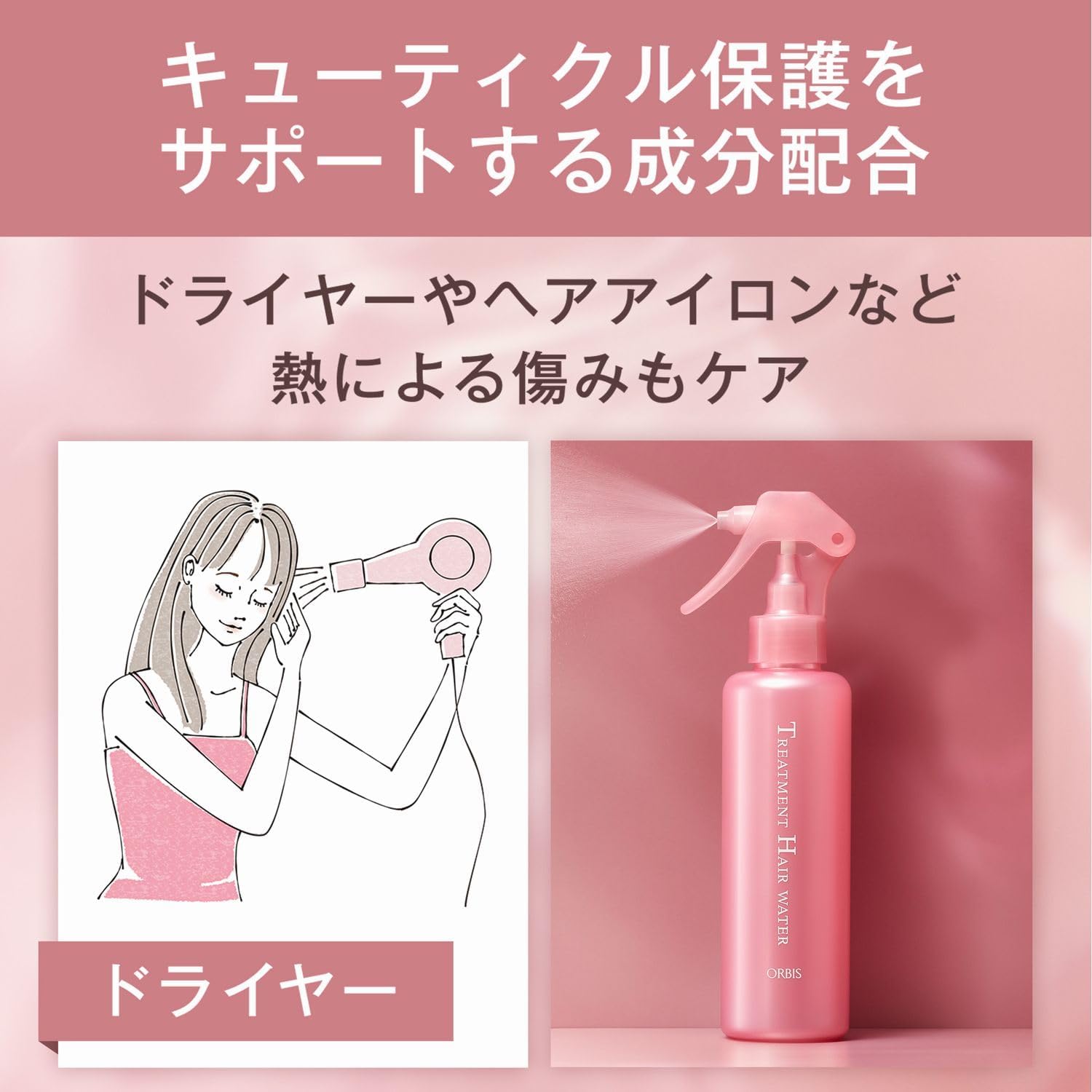 Orbis Hair Water, Средство для ухода за волосами, Лимитированный флакон, 6,1 жидких унций (180 мл), Спрей для волос, фото 7