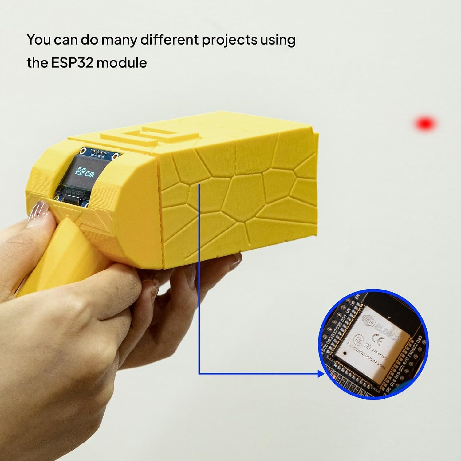 ELEGOO ESP-32- Плата разработки USB-C двухрежимным двухъядерным микроконтроллером CP2102 с частотой 2,4 ГГц, чип CP2102, комплект из 2 предметов | AP / STA / AP + STA, совместимый с Arduino IDE, фото 5