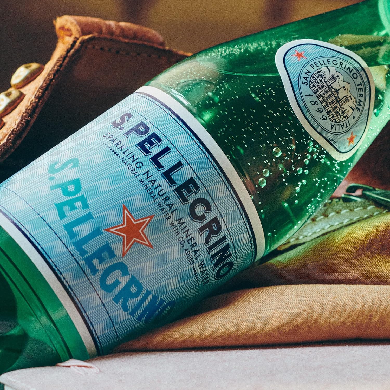 Натуральная минеральная вода S.Pellegrino (газированная) 16,9 жидких унций (500 мл) х 24 бутылки (прямой импорт) ПЭТ 500 мл, фото 8