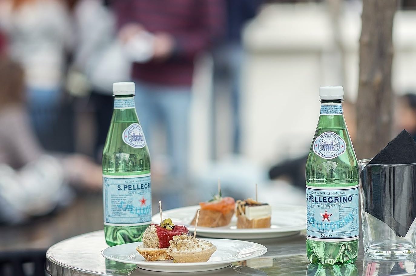 Натуральная минеральная вода S.Pellegrino (газированная) 16,9 жидких унций (500 мл) х 24 бутылки (прямой импорт) ПЭТ 500 мл, фото 10
