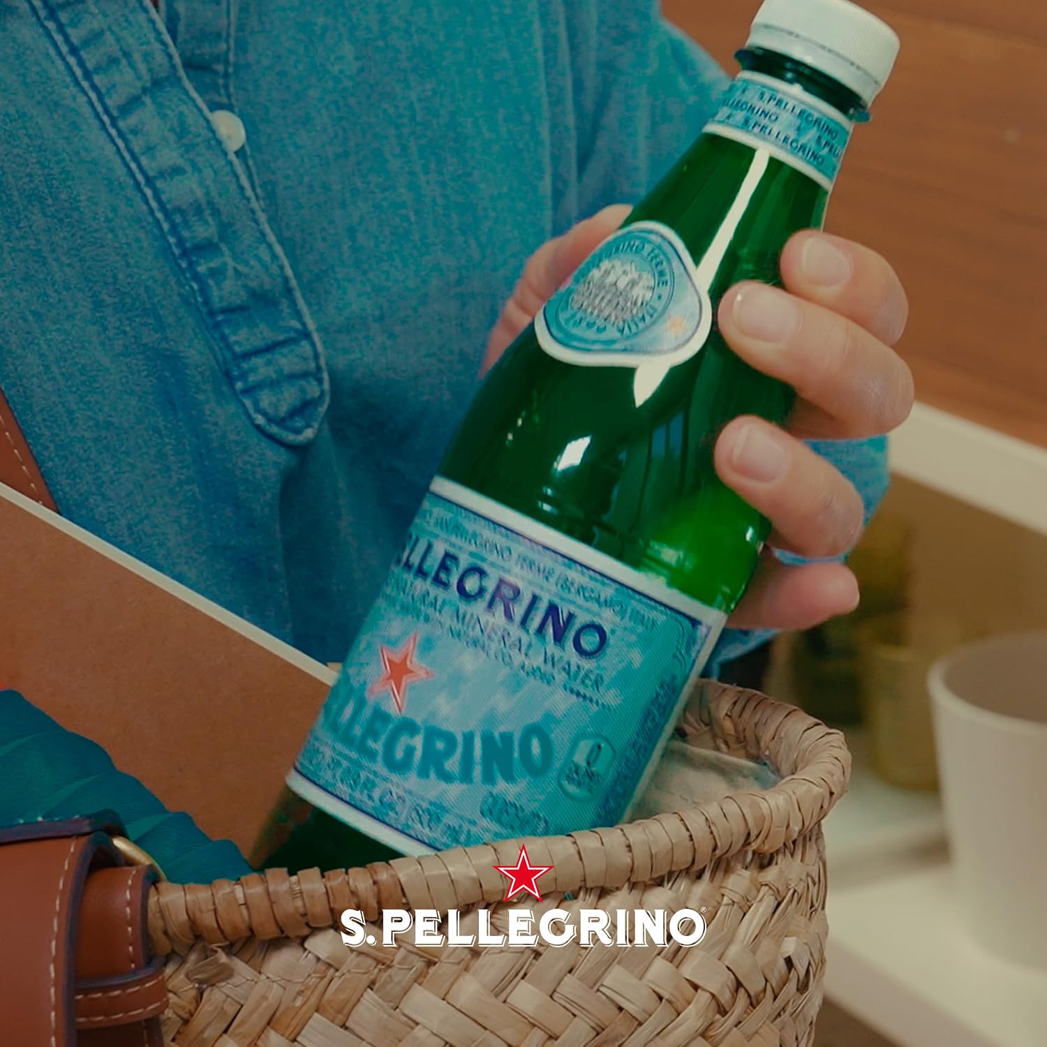 Натуральная минеральная вода S.Pellegrino (газированная) 16,9 жидких унций (500 мл) х 24 бутылки (прямой импорт) ПЭТ 500 мл, фото 18