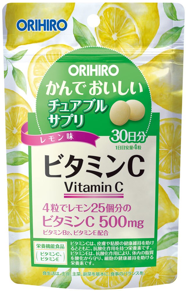 Orihiro Chewable Supplement Delicious Vitamin C 120 Tablets 120 capsules (x 1)