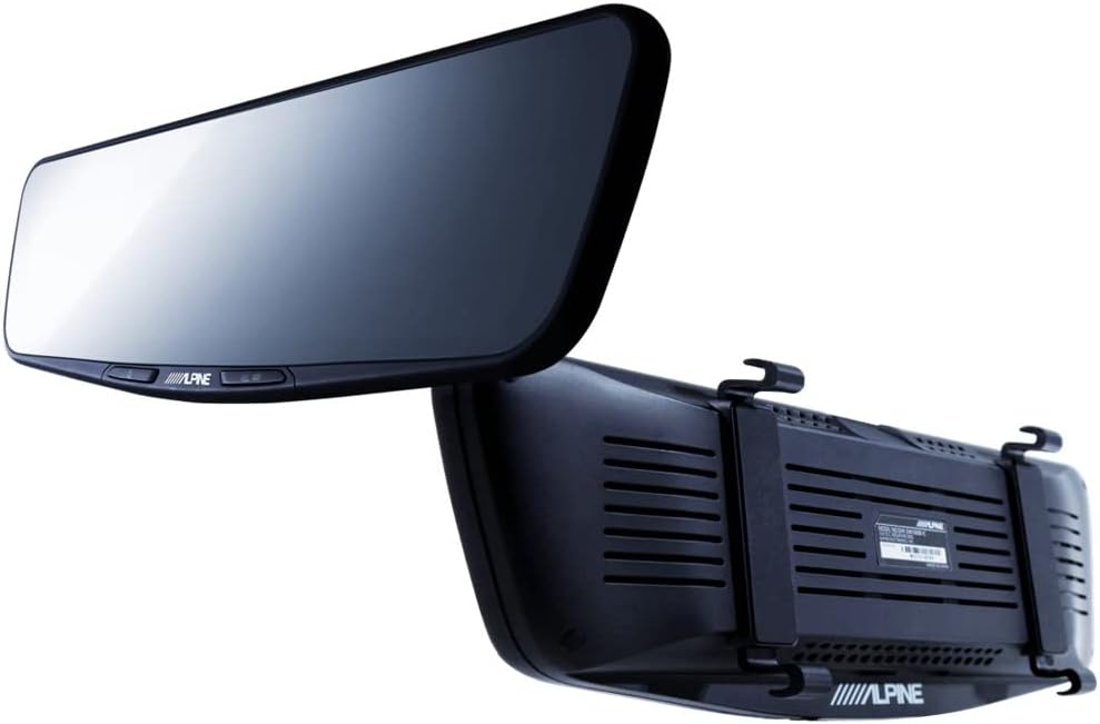 Alpine DVR-DM1000B-IC — цифровое зеркало с видеорегистратором, 10 дюймов (с креплением на планку/встроенной задней камерой для автомобиля), фото 3