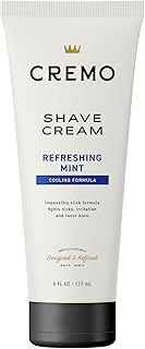 Cremo Cooling Shave Cream, Astonishingly Superior Smooth Shaving Cream Fights Nicks, Cuts And Razor Burn, 180mls