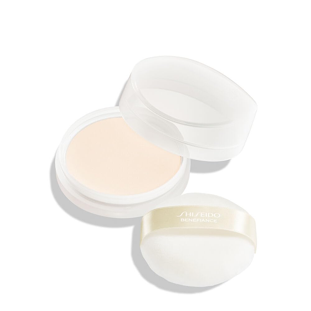 Shiseido Benefiance [Quasi-Drug] Brightening Skin Care Powder 0.9 oz (25 g) Medicated Brightening Beauty Powder | Powder | Green Floral Scent | Face Powder Brightening Transparency Skin Care | Main unit