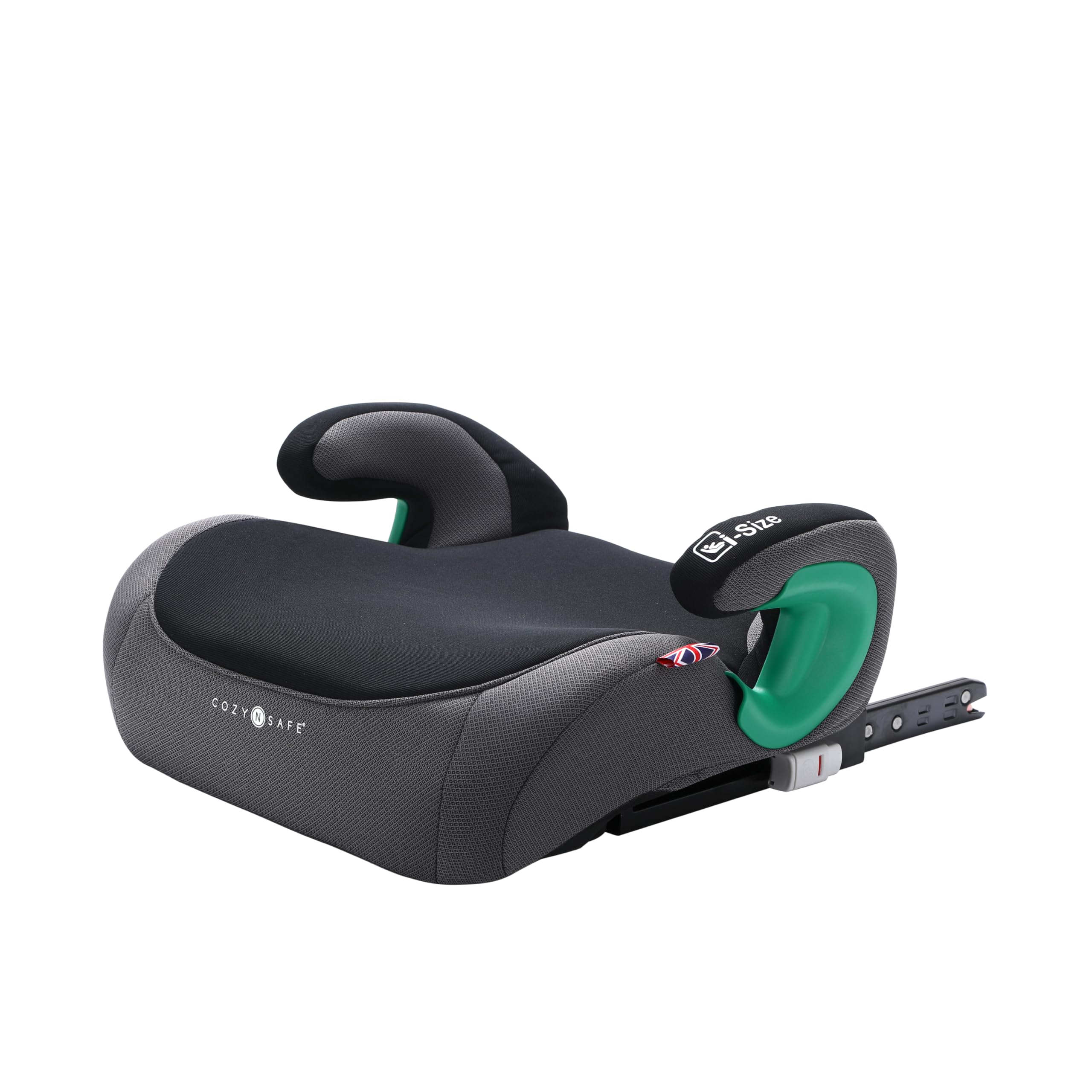 Бустер Cozy N Safe Astra i Size 135–150 см для детей, 3-точечный ремень или ISO-Fix, с глубокой пенной подкладкой сиденья и подлокотниками, 135–150 см, примерно 6–12 лет, фото 2