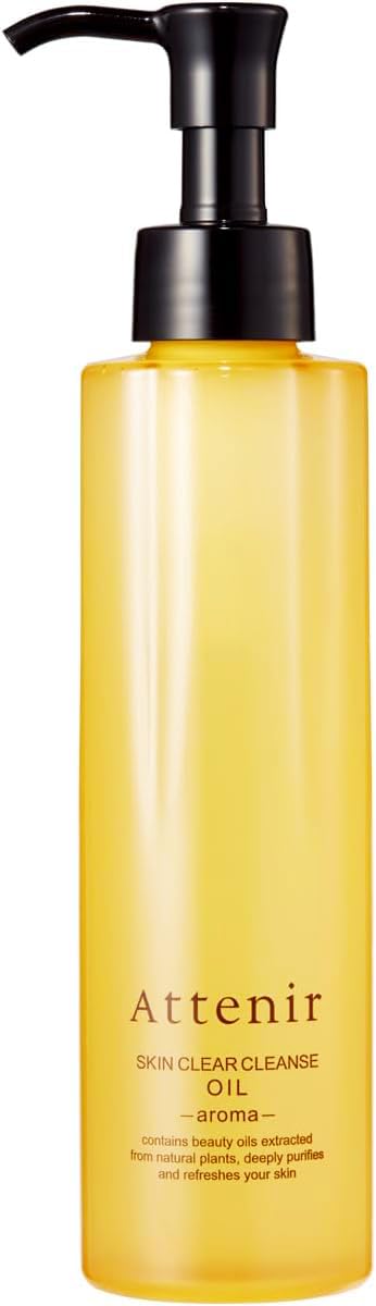 Attenir (アテニア) Skin Clear Cleanse Oil, Aroma Type (175 mL / Refreshing Citrus Scent) Cleansing Cleansing Oil Makeup Remover (No Double Cleansing Needed/Pores/Dryness/Callus) Regular Bottle Citrus 175ml（2ヶ月分）ボトル