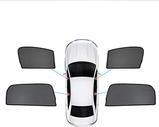 車用サンシェード 磁気吸着 と互換性のある 日産 NV200 バネット Nissan 車窓日よけ マグネット式 カーテン 車用 網戸 カーサンシェード UVカット 遮光 断熱 プライバシー保護 防蚊 メッシュ 簡単装着 日焼け防止 紫外線対策 暑さ対策 防塵 車中泊 前席+後席用4枚