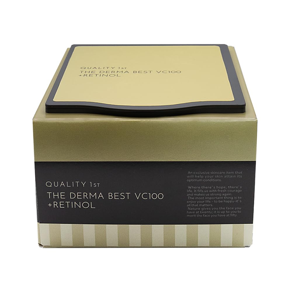 Quality First The Derma Best VC100 Plus Retinol (Aging/Vitamin C), Made in Japan, Pack of 20 20枚