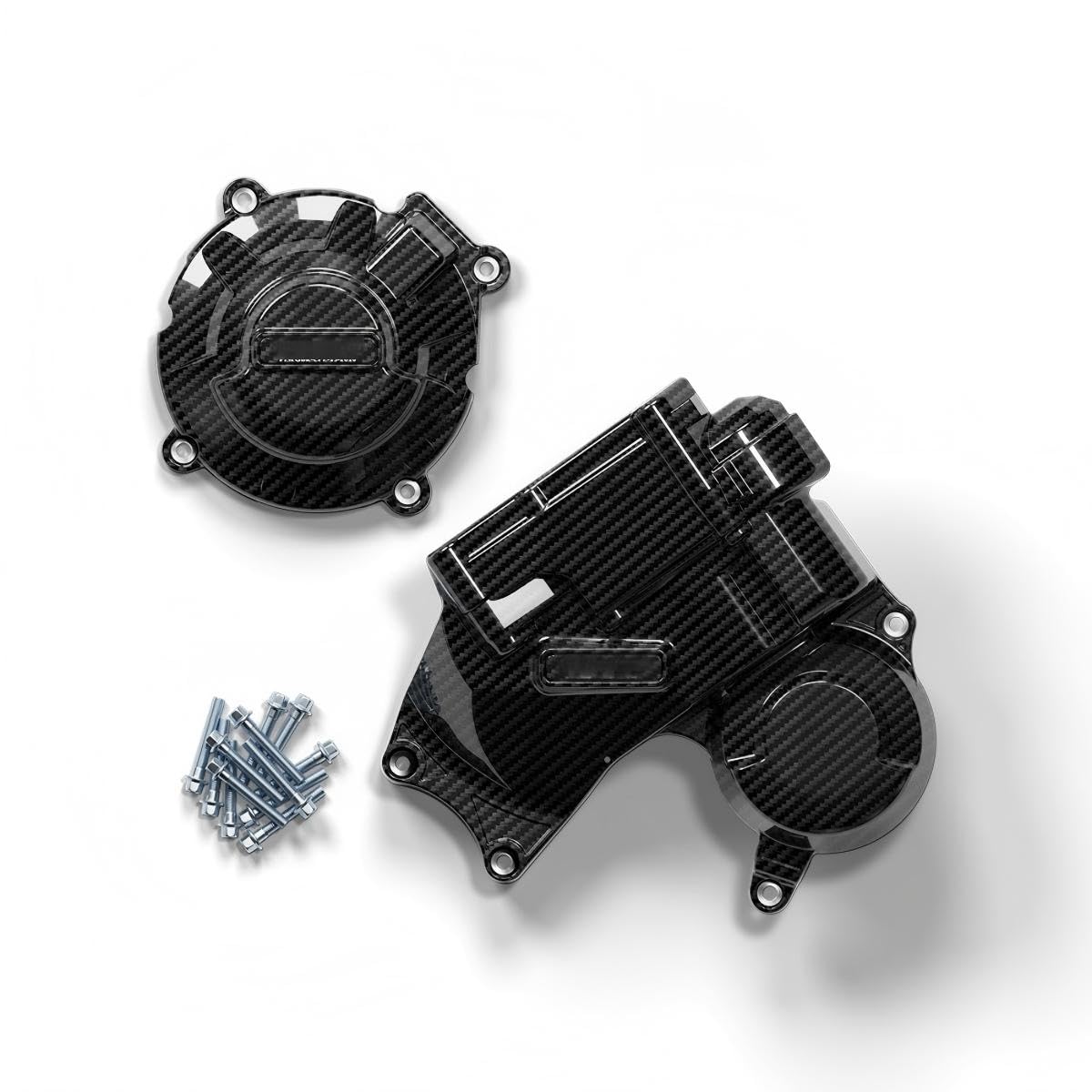 FIRECARP Motorcycle Engine Slider, Engine Cover, Engine Guard, CB650R E-Clutch/CBR650R E-Clutch Compatible with 2024-2025 Models (Carbon Tone)