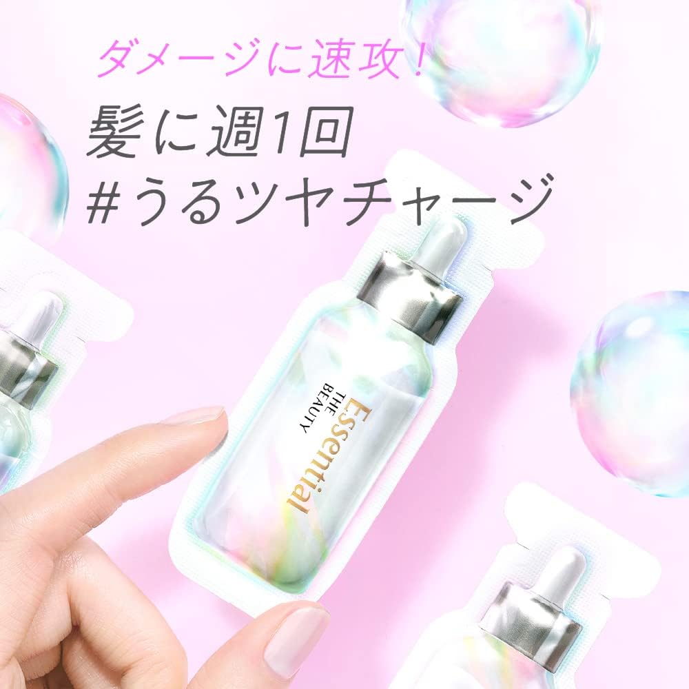Эссенция the beauty hair texture Beauty Uru shine charge hair pack 9 г × 6 цветочных ароматов класса люкс с защитной формулой для волос, фото 3