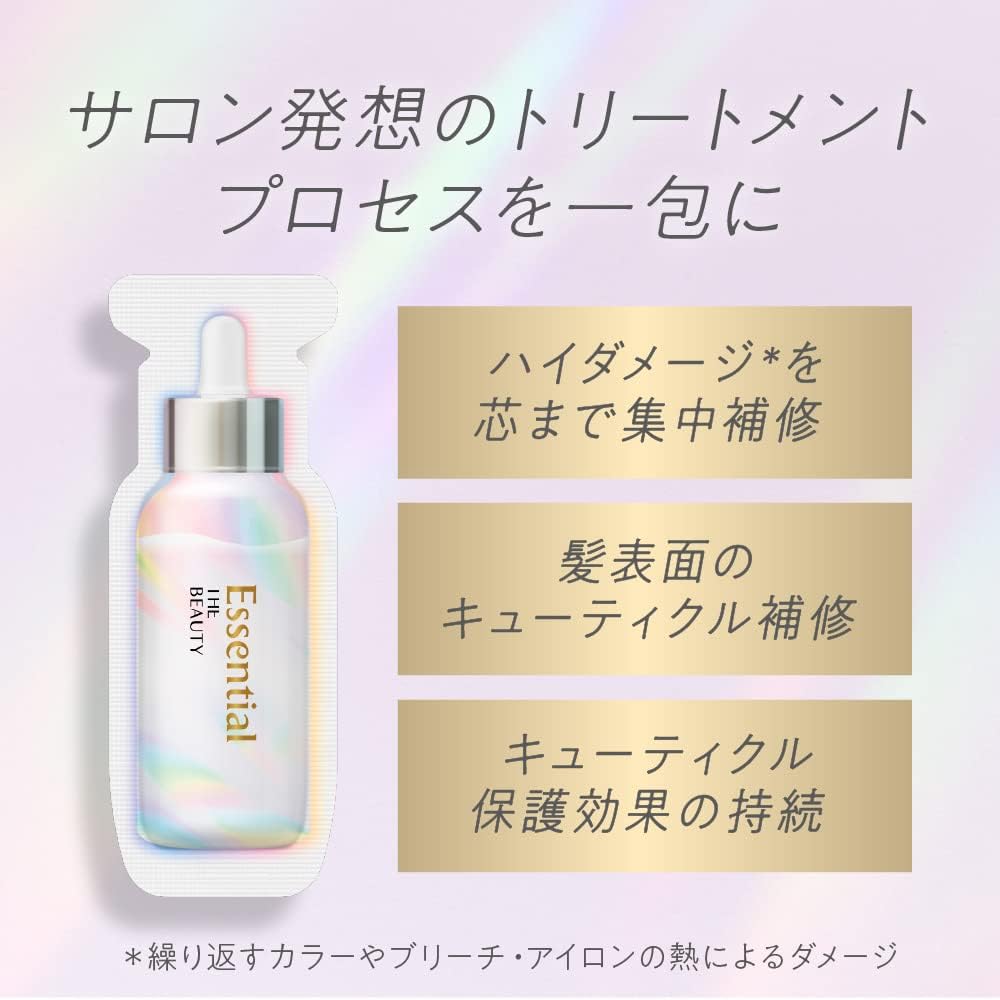 Эссенция the beauty hair texture Beauty Uru shine charge hair pack 9 г × 6 цветочных ароматов класса люкс с защитной формулой для волос, фото 4