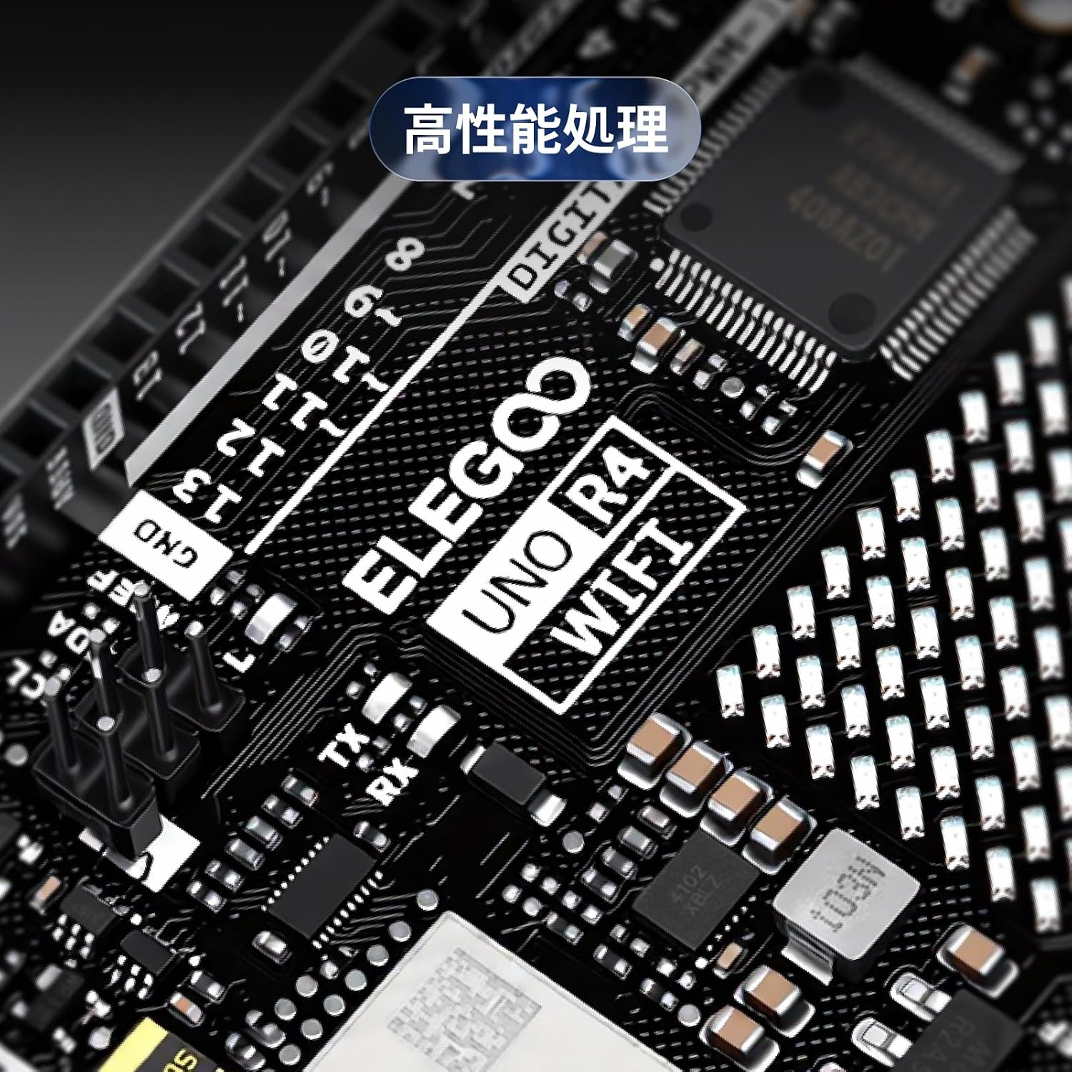 ELEGOO UNO R4 WiFi Super Starter Kit STEM Electronic Craft Programming Kit с более чем 200 деталями / Поддержка Arduino IDE Онлайн-учебники и IoT-проекты для начинающих студентов-производителей, фото 2