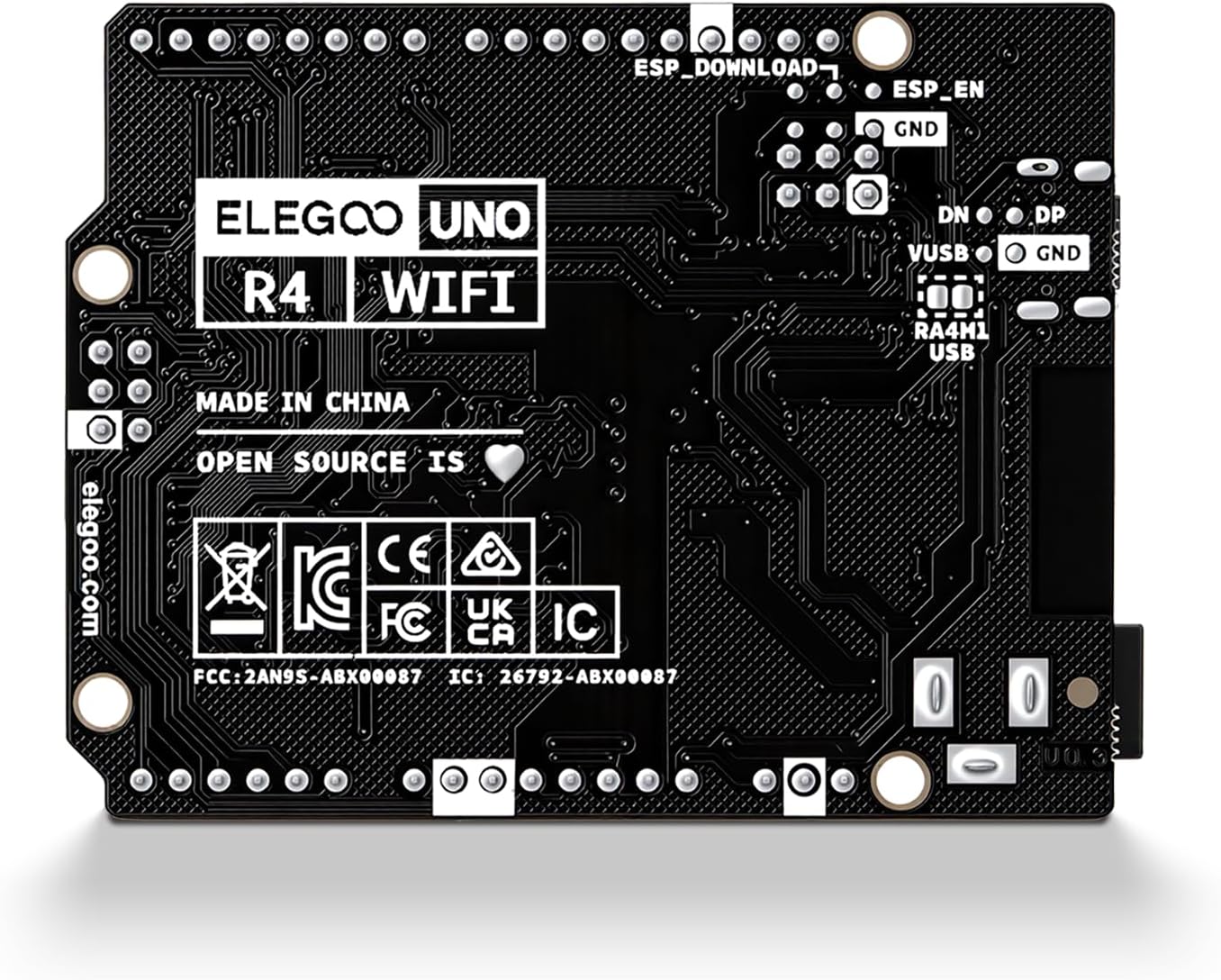 ELEGOO UNO R4 WiFi Super Starter Kit STEM Electronic Craft Programming Kit с более чем 200 деталями / Поддержка Arduino IDE Онлайн-учебники и IoT-проекты для начинающих студентов-производителей, фото 4