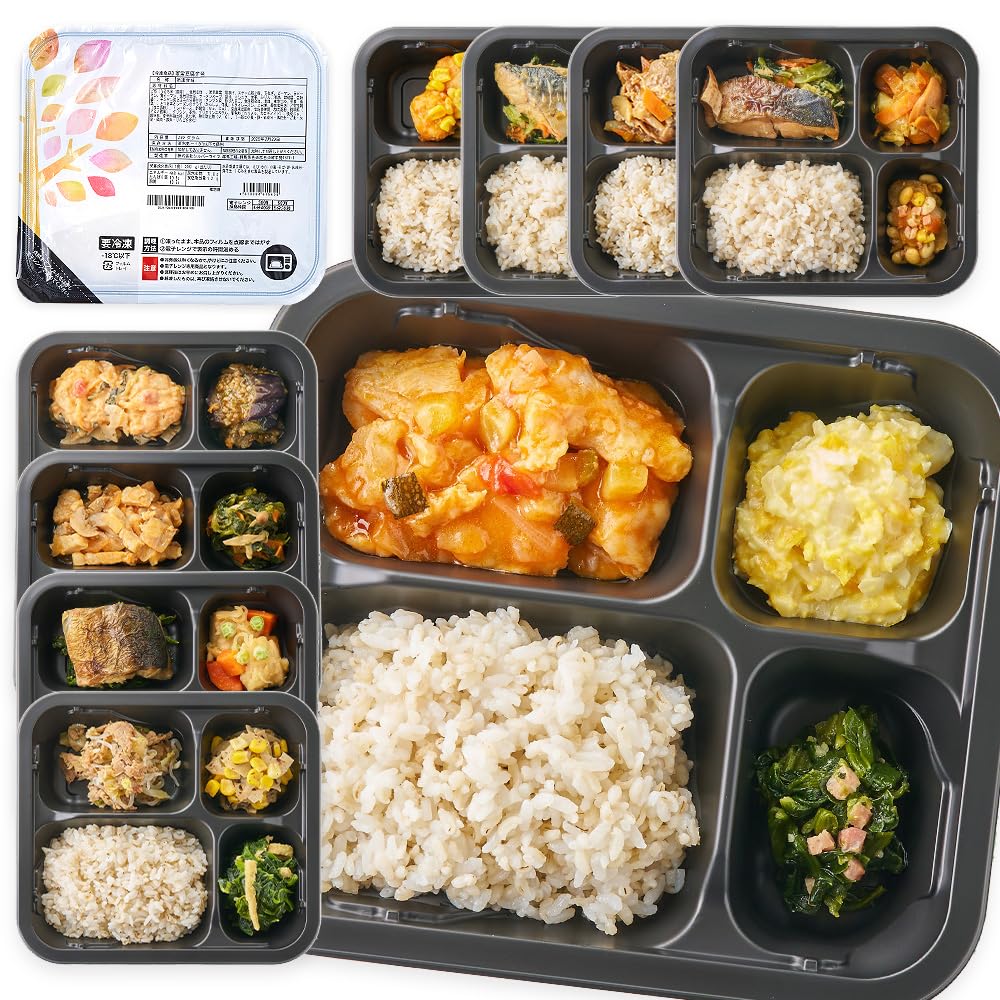 Life Meal Rice-Included Set 10 Meals Frozen Bento Frozen Side Dishes Assortment One Plate Lunch Bento Affordable Nutrition Trial Healthy Rice-Included Rice-Included 10食セット