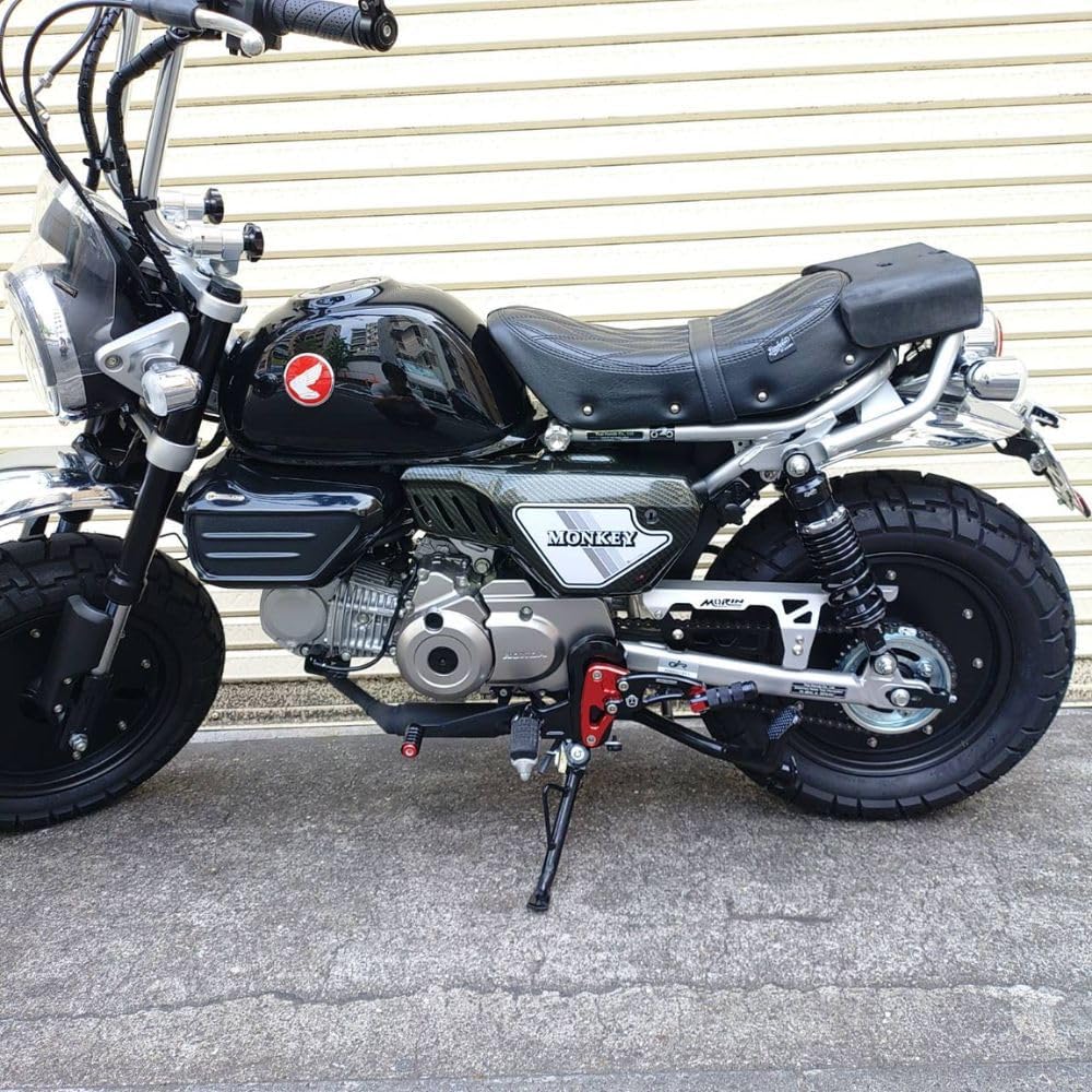 Для MonQeyKing Honda Monkey 125 Левая боковая крышка V3 /Правая боковая крышка для HONDA Monkey125 JB02 JB03 JB05 (красный), фото 3