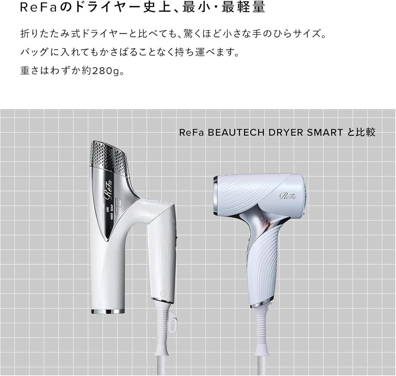◆Новая модель◆[Количество в официальном магазине ограничено]ФЕН ReFa BEAUTECH DRYER SE/Набор для покупок ReFa BEAUTECH DRYER SE (белый), фото 11