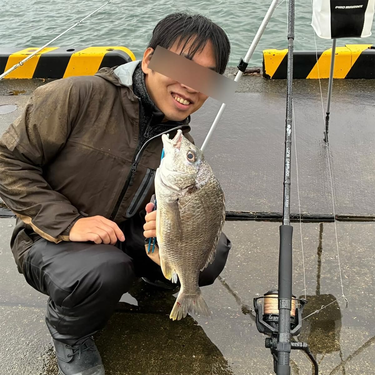 Рыболовные снасти Olold Fishing Tackle 26 длиной 13 футов XXXH, состоящее из 3 частей удилище для берегового заброса qb300122, фото 7