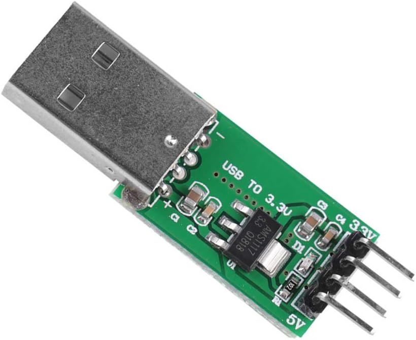 Преобразователь постоянного тока в постоянный USB Модуль питания Регулятор напряжения 5 В-3,3 В Понижающий модуль Модуль регулятора Регулируемый понижающий преобразователь Понижающий модуль CE009, фото 2