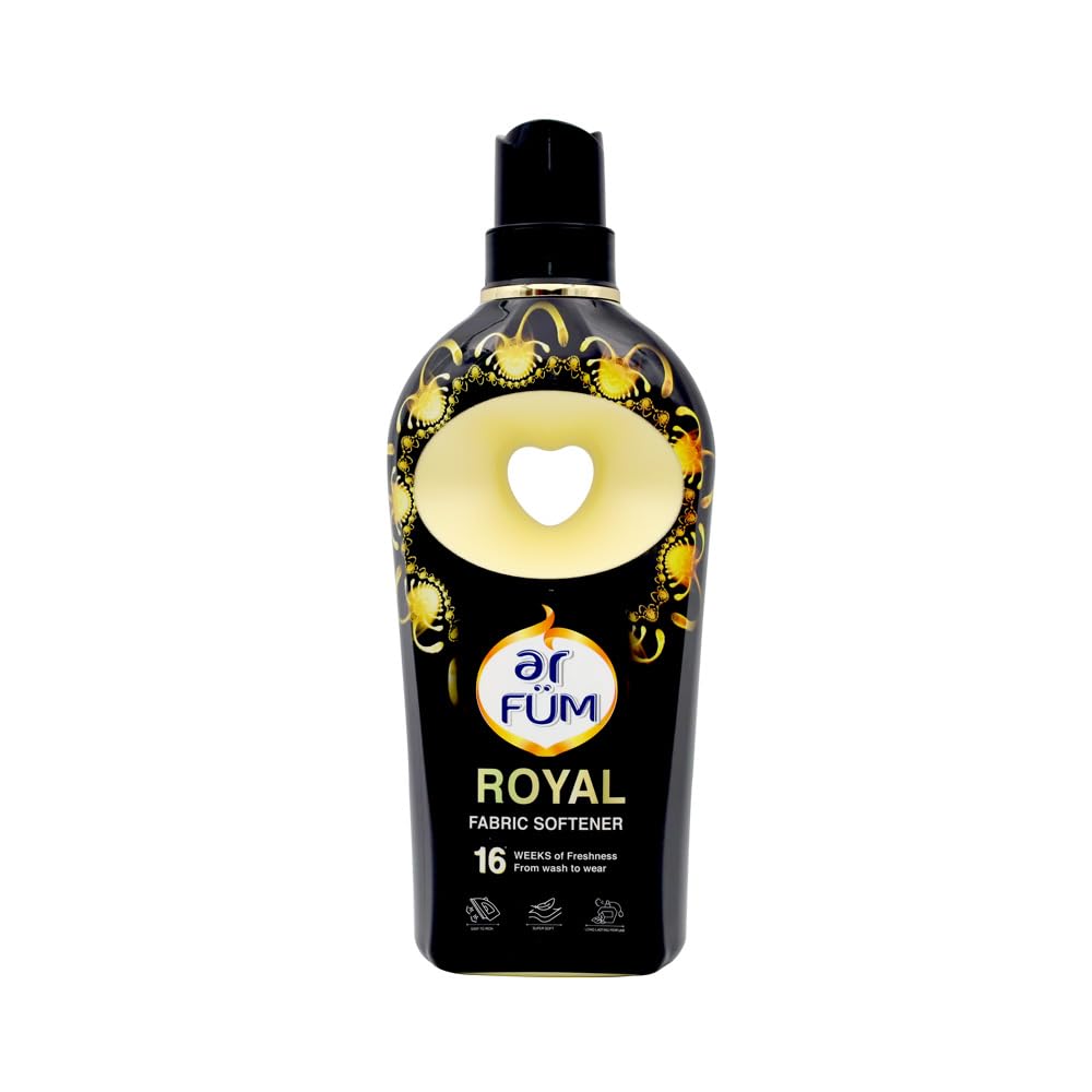 Liquid Fabric Softener, Black Label Af Classic, Royal with Elegant Scent of Fig and Cedar Wood, Premium 32.8 oz (900 g) Body 900ml