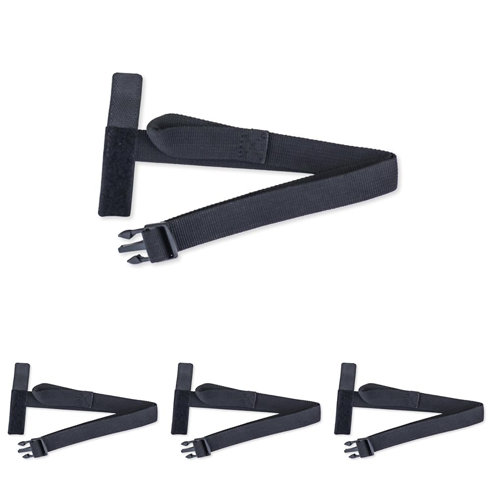 Tanax MOTOFIZZ Optional Fastening Belt for Bags, Pack of 1, 0.8 x 23.6 inches (20 x 600 mm), Equipped with , Anti-flapping MP-103T, Black (x4) 20mm (× 4) 0.787 in
