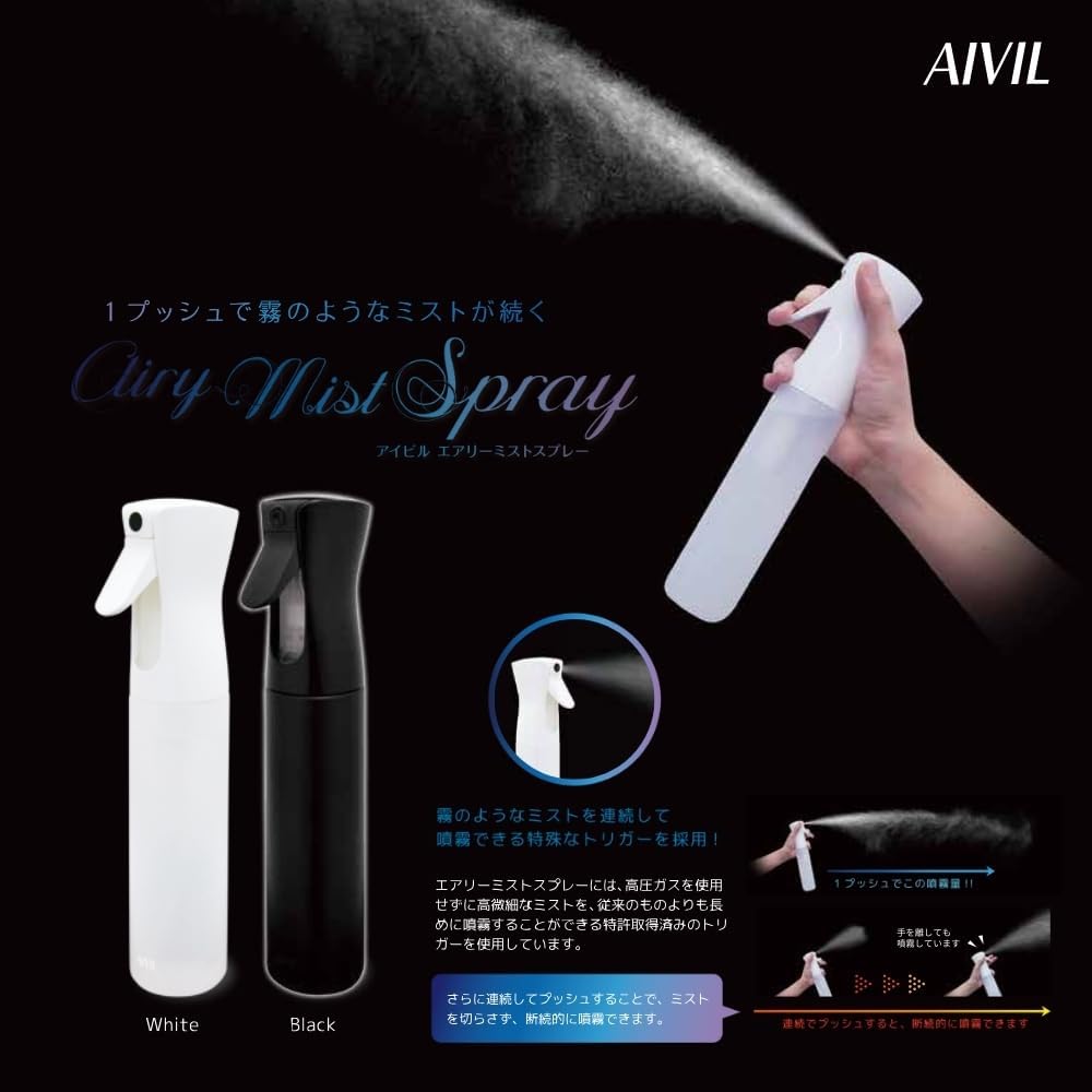 Aivil Airy Mist (черный, 300 мл) Черный, 300 мл, фото 2