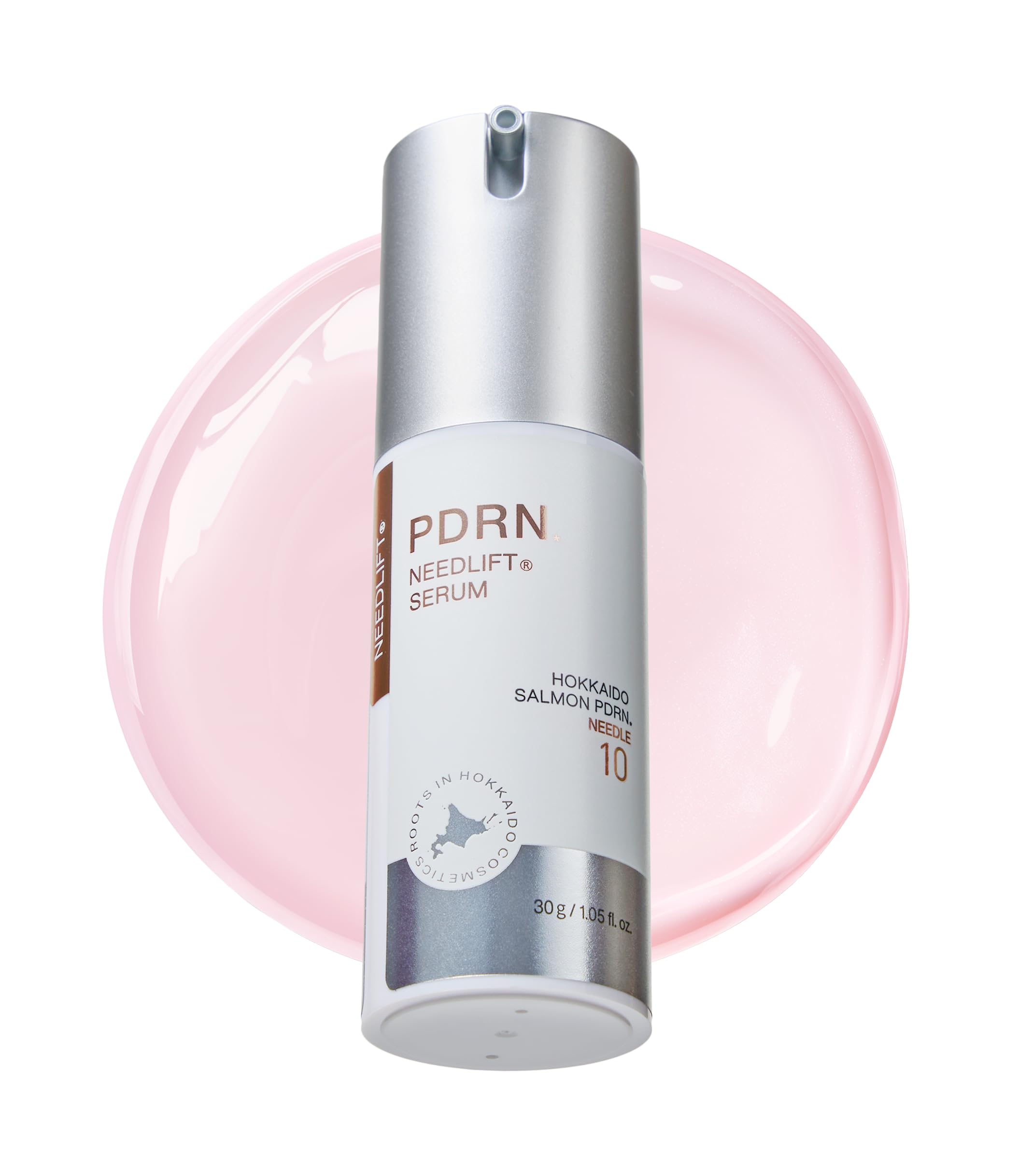 Hokkaido PDRN Needle Lift Serum Spicule, Approximately 330,000 Bottles, Niacinamide, Glutathione, Sagging, Pores, Introduction Beauty Serum, 1.1 oz (30 g), Made in Japan 北海道PDRN(10番)