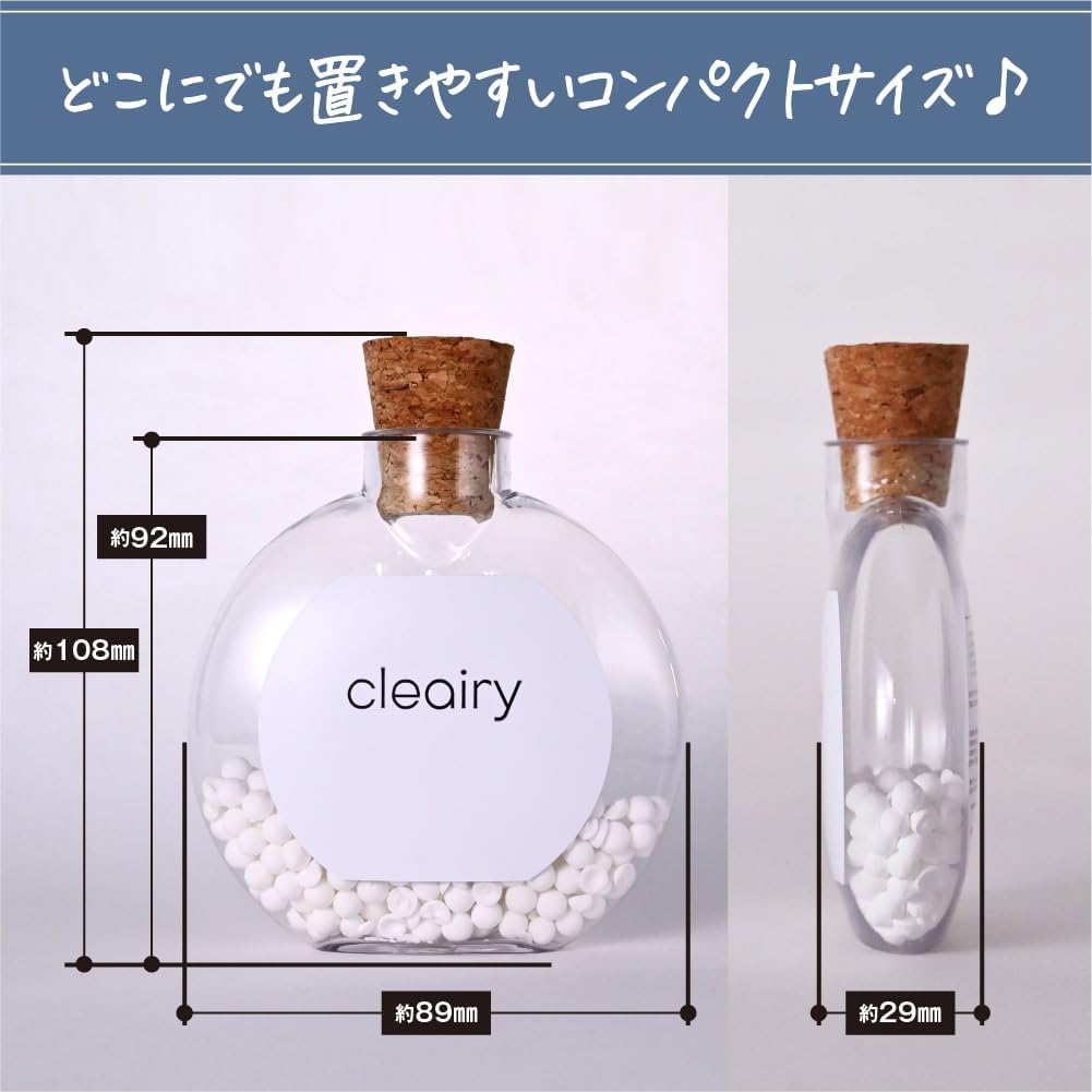 стильный дезодорант cleairy Cleairy, состоящий из 4 частей [Дезодорирующий дезодорант, освежитель воздуха в туалете, средство для удаления запаха домашних животных без запаха, Сильный диоксид хлора на входе] (Набор из 4 частей) Набор из 4шт, фото 6