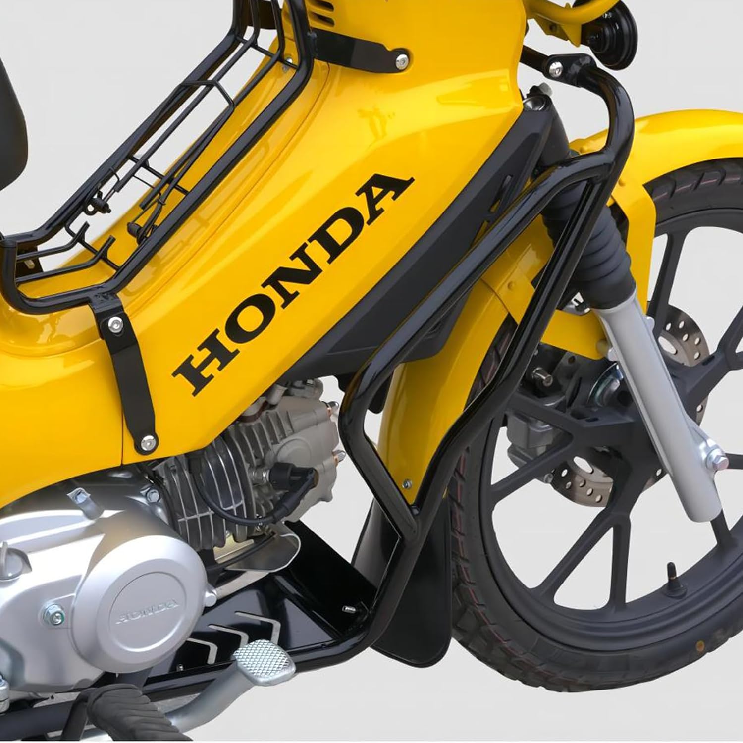 Nextstage Cross Cub CC110 JA60 Специальный комплект подрамника Комплект защиты двигателя Under Guard Запчасти для черных велосипедов Модификация запасных частей для мотоциклов Camp Touring, фото 9