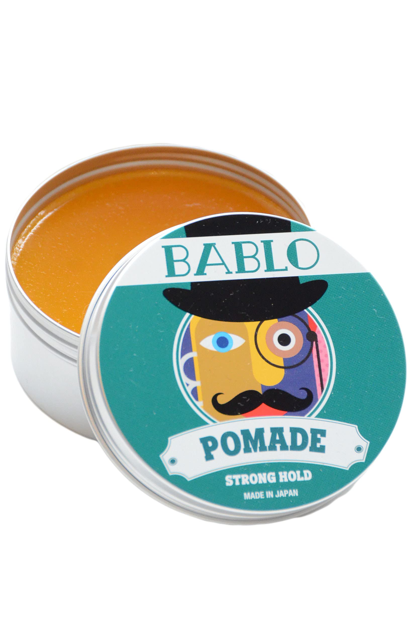 BABLO POMADE ポマード ストロングホールド メンズ グリース 水溶性 ヘアグリース ヘアワックス 単品