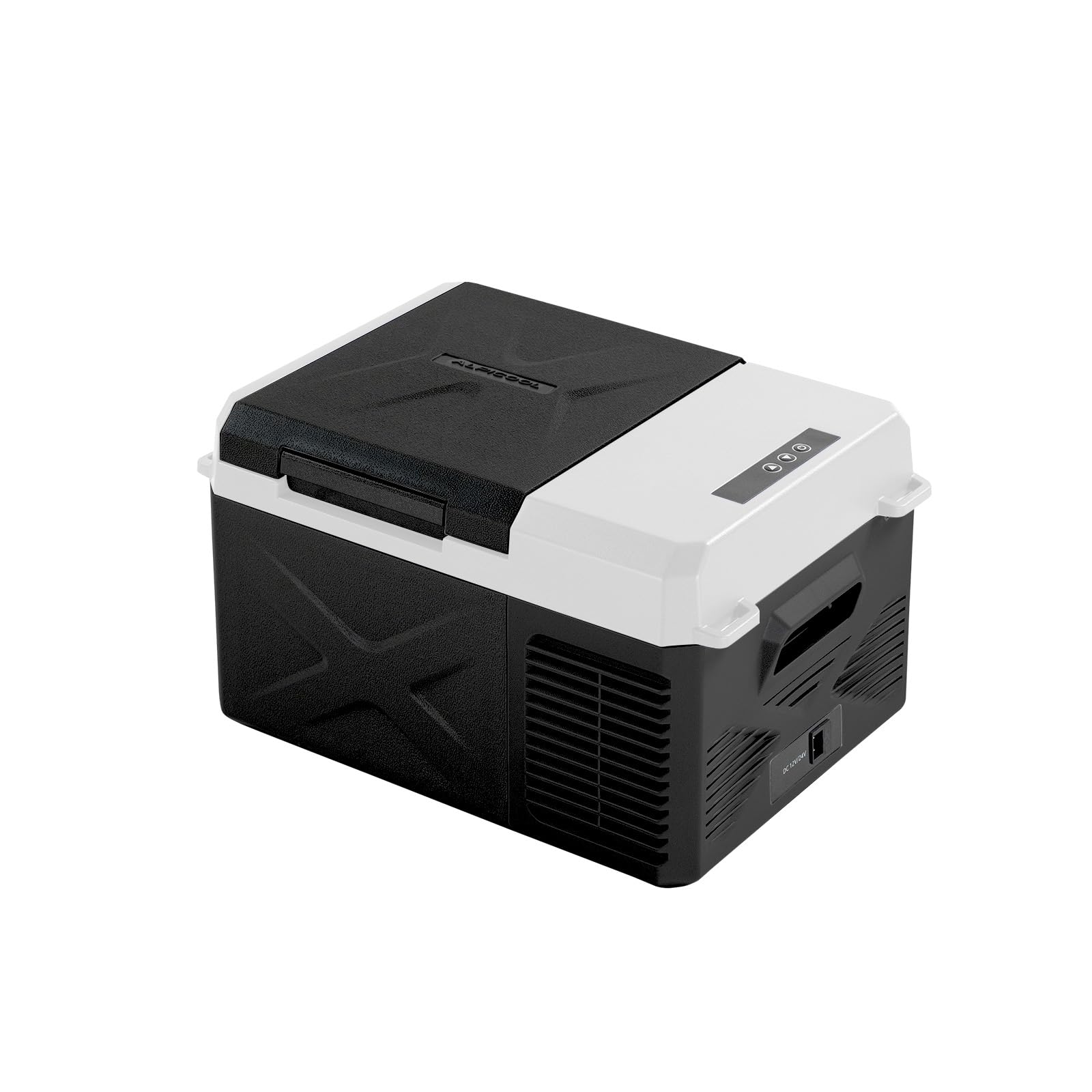 Alpicool Portable Refrigerator, Car Refrigerator, Car Refrigerator, 3.8 gal (9 L), 2.8 gal (9 L), -4°F to 68°F (-20°C to 20°C), Compressor Type, Rapid Freezing, AC 100V, DC 12V/24V, Compact 9L Black