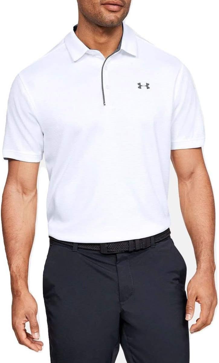 Быстросохнущее поло для гольфа Under Armour, впитывающее пот, Быстросохнущее мужское поло UA Tech Polo Mens, фото 3
