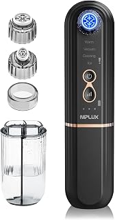 NIPLUX 1台４役 毛穴吸引器 毛穴洗浄 美顔器 水流式 真空吸引技術 鼻 角栓取り 吸引レベル３段階 スキンケア マルチスキンクリーナー 2色光エステ 株式会社日創プラス Multi Skin Cleaner 母の日 クリスマス プレゼント 新年 ギフト