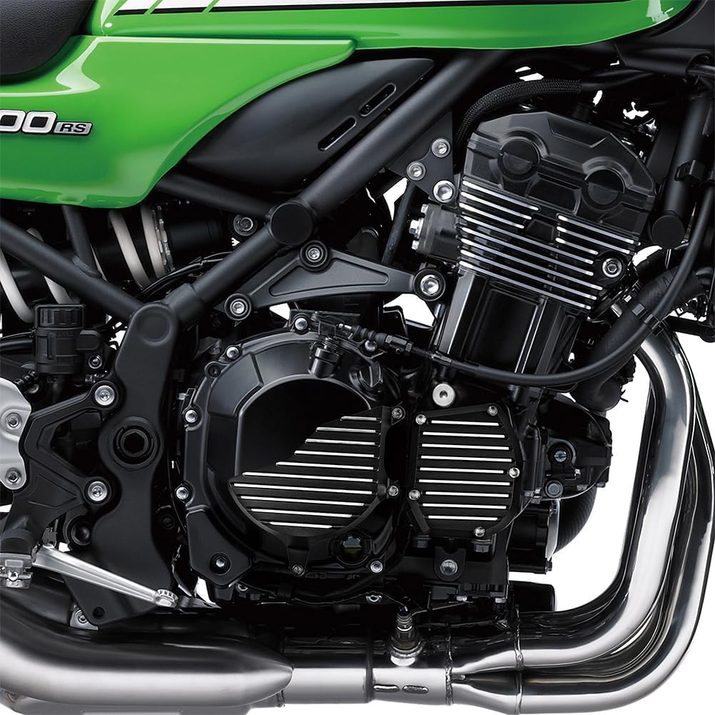 Крышка двигателя Z900RS, ползунок двигателя, защита двигателя Kawasaki Z900 Z900RS CAFE всесезонного типа. чехол для генератора приложений 2018 2018 2020 2021 2022 2023 2024 (черный, z900rs 2018+), фото 3