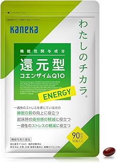 わたしのチカラ ENERGY 還元型コエンザイムQ10 睡眠 サプリメント 国内製造 機能性表示食品 90粒 90日分