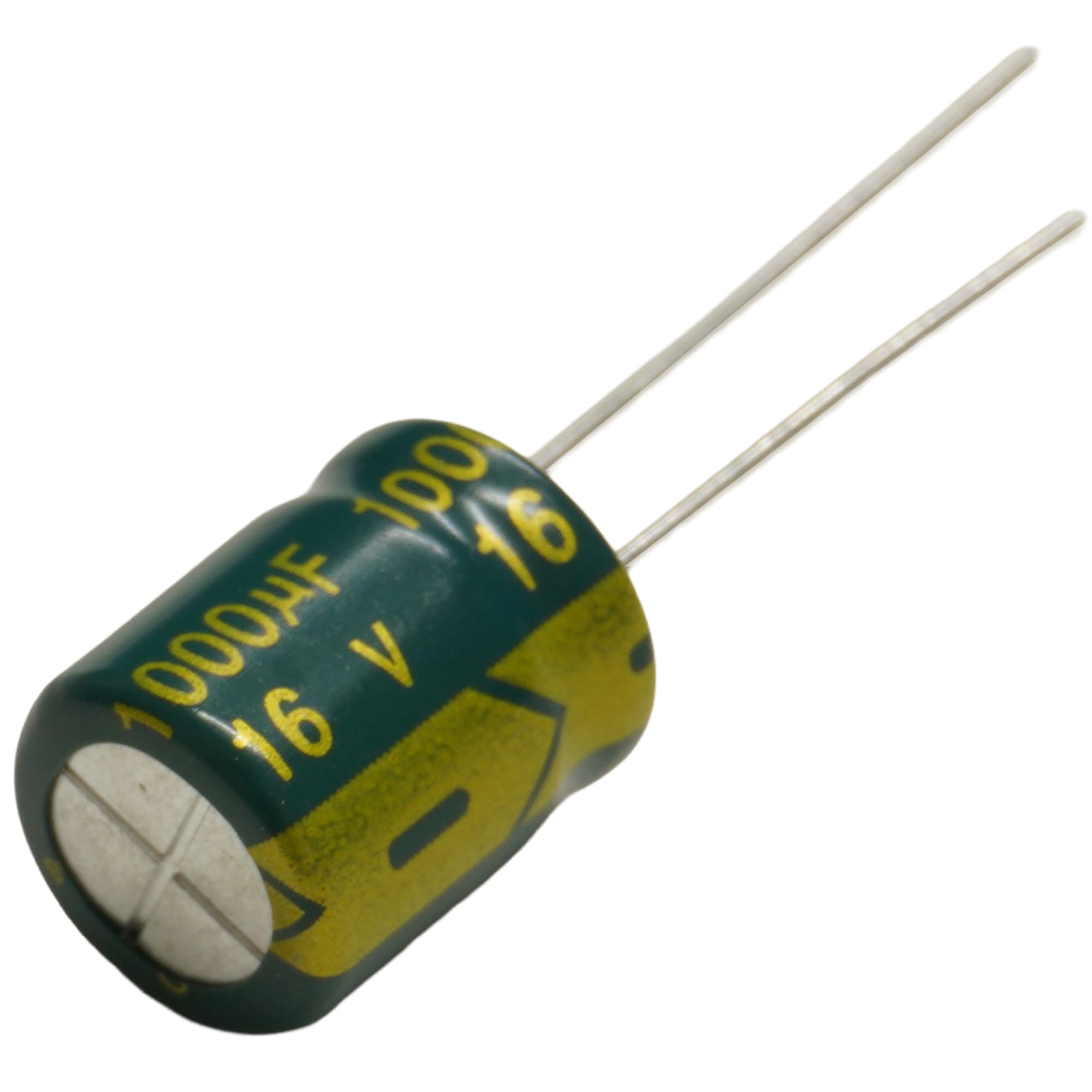 Kaito Denshi Aluminum Electrolytic Capacitors, 1000μF, 16V, 0.4 x 0.5 inches (10 x 13 mm), 105°C, LF Series, High Frequency, Low Resistance, Electronics Work, DIY, 10 Pieces 10 1000μF 16V